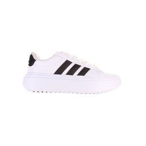 adidas Women's White Sneakers with Black Stripes
